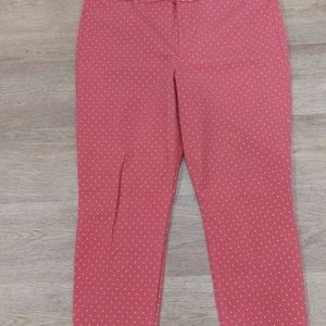 NEW! Old Navy Pink Polka Dot Pixie Pants Size 12